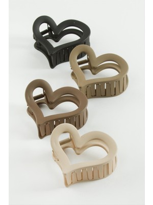 Fantastik Store Kalp Renkli Mandal Toka 7 cm