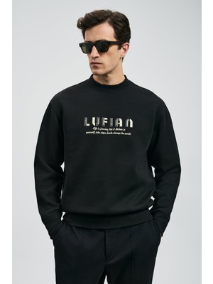 Lufian Erkek Oracle Sweatshirt 112030178 Siyah