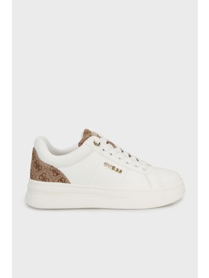 Guess Welli Logolu Deri Sneaker Ayakkabı FLFWLLFAL12 Bayan Ayakkabı Flfwll FAL12 Beıbr
