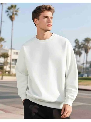 Panda Baskı Tekstil Baskısız 3iplik Şardonlu Sweatshirt