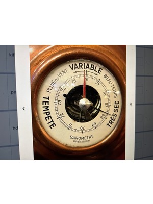 TT Fransız Barometreli Bakır Tava 35 cm x 12,5 cm