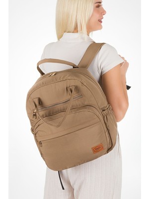 Disanuva Anne Bebek Bakım Çantası Arya Modeli Bondit Hafif Kumaş Termoslu Biberon Cepli Puset Askı Aparatlı Su Geçirmez Fonksiyonel Omuz ve El Çantası