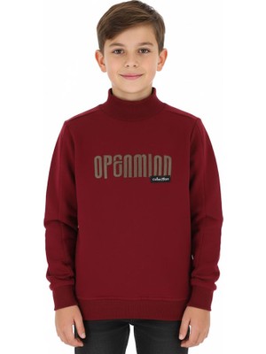 Crassi Erkek Çocuk Sweatshirt Baskılı Kışlık Şardonlu