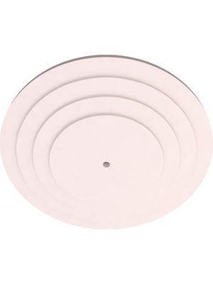 Motifpiyer Lamba Tavan Göbeği DÜZ-4K-MODEL-YUVARLAK-56CM-2ADET Beyaz