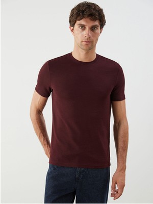 LC Waikiki Yeni Sezon Bisiklet Yaka Penye Erkek TIŞÖRT_8684685440812