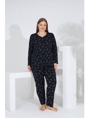 Evia Angelique %100 Pamuk Uzun Kol Kadın Pijama Takımı 21523