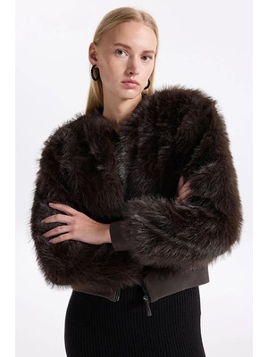 Only Kadın Onlmanny Suni Kürklü Mont 15322405 Antrasit