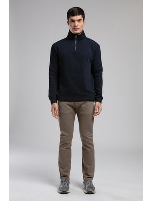 Lee Cooper Harry Normal Bel Düz Kesim Düz Paça Bej Erkek Pantolon