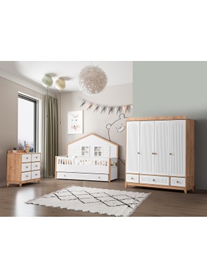 Cozibo Aymini Strada 4 Kapılı Bebek Odası Takımı