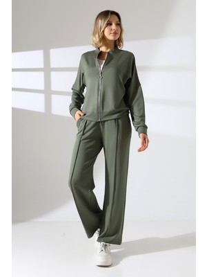 Lubiti Kolej Yaka Fermuarlı Oyşo Modal Ikili Takım