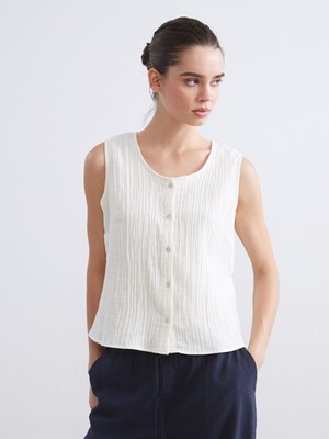 LC Waikiki Cey Yeni Sezon Bisiklet Yaka Dokulu BLUZ_8684690756052