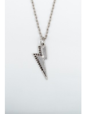 IDR Şimşek - The Flash Gümüş Kaplama Düz Zincir Kolye