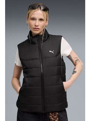 Puma Essentials Padded Kadın Siyah Dik Yaka Spor Yelek 685229 01