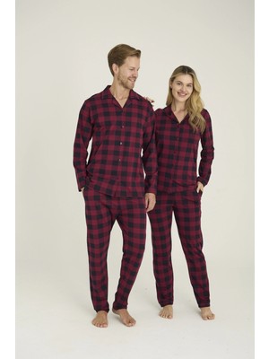 Çamaşır Kenti Kocabey 9209 Erkek Apaj Yaka Pijama Takım