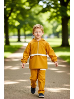 PayBuy Erkek Çocuk Pamuklu Ince Örme Kapüşonlu Sweatshirt ve Eşofman Altı Takımı Kaliteli Şık Rahat