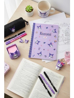 Miniso Sanrio Lisanslı Kuromi Retro Koleksiyonu A5 Pp Tel Ciltli Kitap (80 Sayfa)
