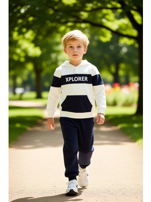 PayBuy Keşfetmeye Hazır Erkek Çocuk Kapüşonlu Takım Konfor ve Tarz Bir Arada Kaliteli Şık Rahat