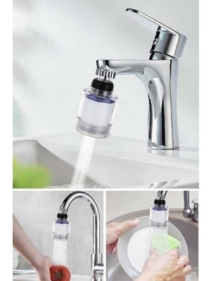 YMV 360° Hareketli Filtreli Kireç Pas Arındırıcı Mutfak Lavabo Çeşme Batarya Musluk Başlığı