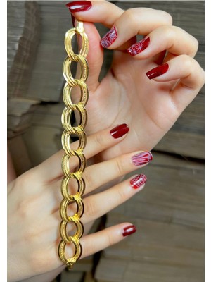 Kuyumcu Nurettin Kuyumcu Nuretttin 10 gr (Gram) Iki Halkalı Oval Samanyolu 22 Ayar Altın