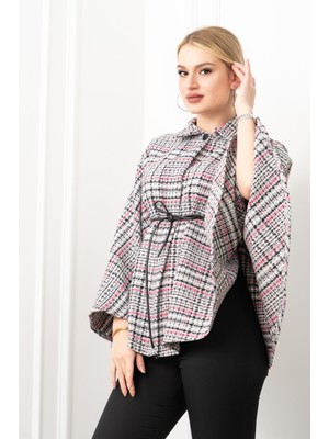 MissVina Buklet Softfit Kemerli Ceket – 2618