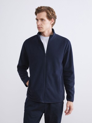 LC Waikiki Izr Yeni Sezon Dik Yaka Uzun Kollu Polar Erkek Fermuarlı SWEATSHIRT_8684689246892