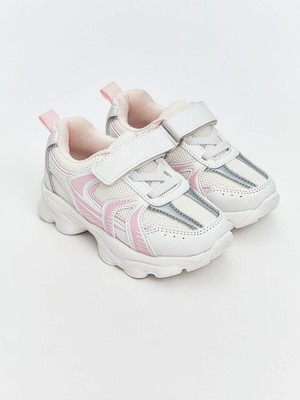 LC Waikiki Peak Yeni Sezon Bağcık ve Cırt Cırtlı Kız Bebek Spor AYAKKABI_8684689285488