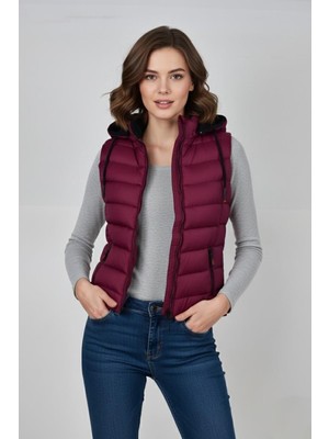 Dynamo Kadın Kapüşonlu Spor Yelek 5000 BGL-ST04894