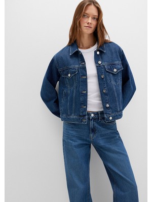 Mavi Ruby Iconic Koyu Mavi Jean Ceket 1110505-90542