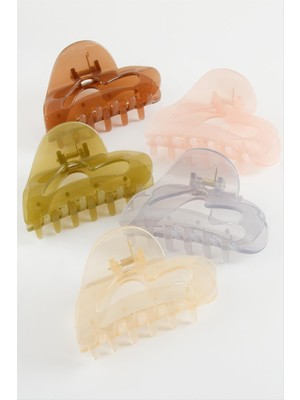 Fantastik Store Kalp Renkli Mandal Toka 9 cm