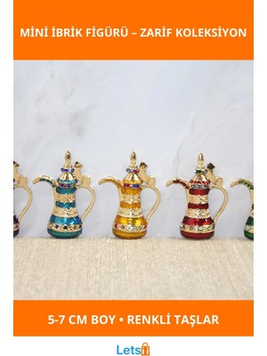 Letsii Swarovski Taşlı Zarif Minik Figür Mini Ibrik