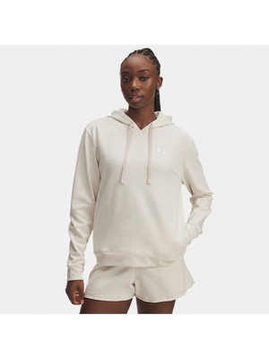 Under Armour Rival Terry Kadın Kahverengi Kapüşonlu Sweatshirt