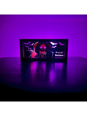 Jade Produck Ozzy Osbourne - Prince Of Darkness LED Işık Kutusu 🦇🎸