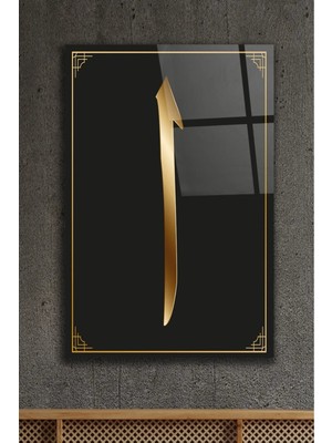 AR AJANS KANVAS TABLO Hâlet-I Elif Dini Cam Tablo