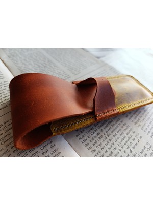 Mahfuz Crazy Gerçek Deri Özel Kalemleriniz Için Kalemlik ( 2*3 Kalem Için ) 27 cm \ 6 cm  NLU17