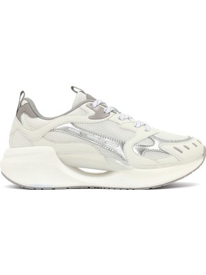 Derimod Studio Kadın Gümüş Bağcıklı Kalın Tabanlı Sneaker 25AFD435114