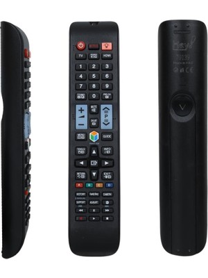 Samsung RM-D1078+L Netflix Source Tuşlu LCD LED Tv Kumanda