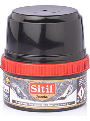 2 Adet  Sitil Ayakkabı Boyası Krem 200 G Açık Siyah