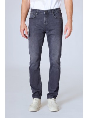 Twister Jeans Martin 819-01 B Fog Blue Likralı Boru Paça Rahat Kalıp Erkek Kot Pantolon Füme