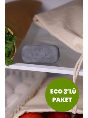 Helons Freshone - Buzdolabı Koku Önleyici Taş Eco 3 Paket