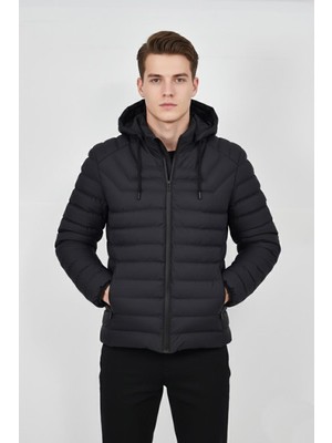 Dynamo Erkek Kapüşonlu Spor Mont Regular Fit 3019 BGL-ST04897