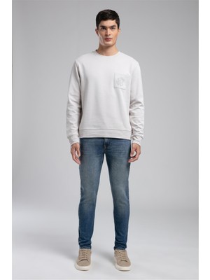 Lee Cooper Livos Erkek O Yaka Sweatshirt Taş