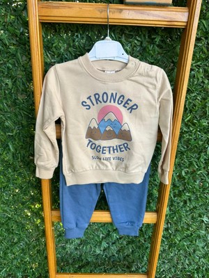 bebexy Stronger Together Yazılı Alt Üst Takım