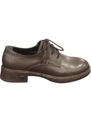 Ventes 555004Z  Yumuşak Iç Pedli Bağcıklı Kadın Günlük Oxford Ayakkabı