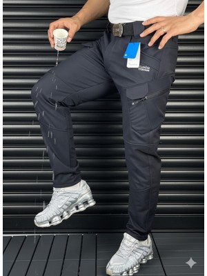 Unısex Softshell Su Dayanıklı ve Rüzgar Geçirmez Içi Polarlı Kışlık Taktik Pantolon
