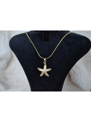 Stainless Steel Deniz Yıldızı Temalı Çelik Kolye