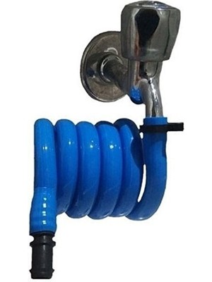 Trendhane Wc Hortummatik Mavi Esnek Yere Değmez Karışık Renkli Silikon