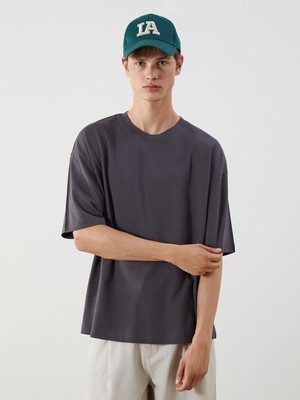 LC Waikiki Yeni Sezon Bisiklet Yaka Penye Erkek TIŞÖRT_8684690902947