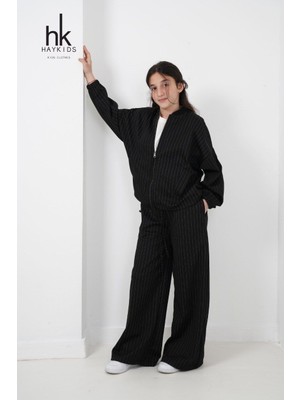 Haykids Kız Çocuk Fermuarlı Takım