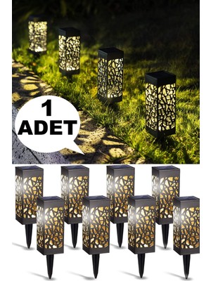 TeknoClass 1 Adet Solar LED Güneş Enerjili Bahçe Lambası Aydınlatması Armatür