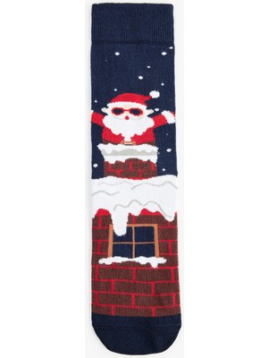 Koton Pamuklu Soket Yılbaşı Temalı Çorap